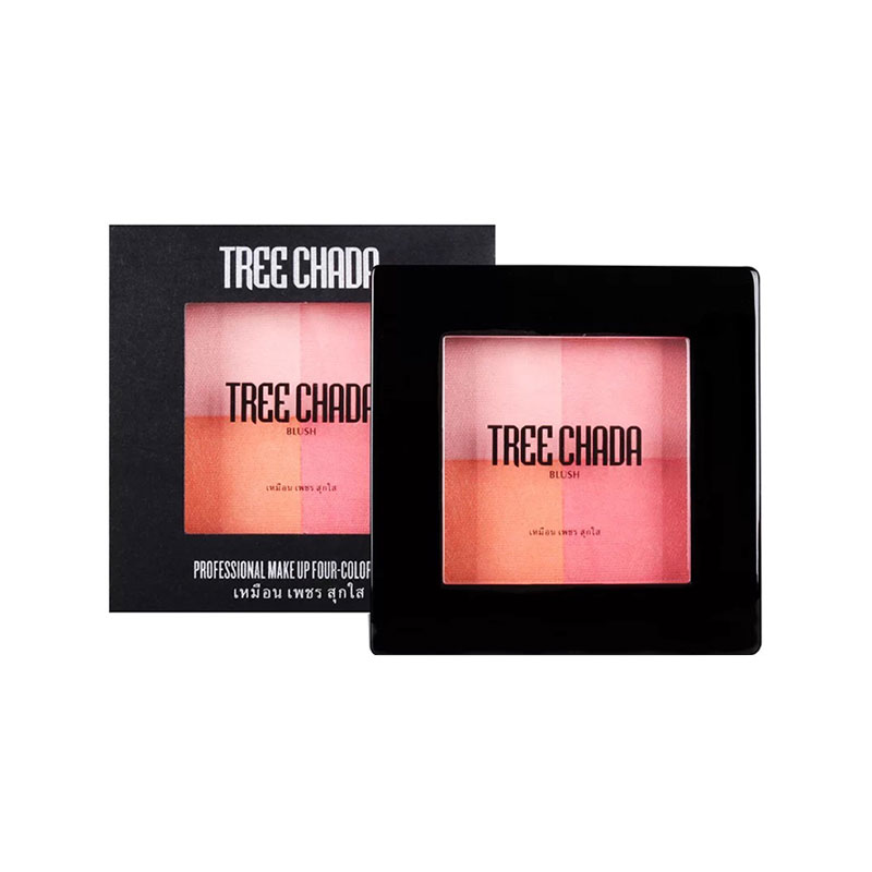 TREECHADA 四色腮红 02# 西柚橙 7G