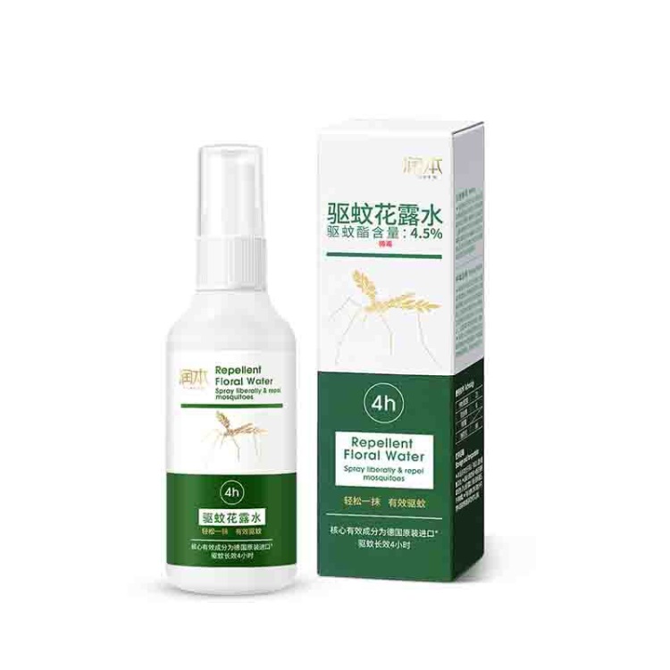润本 驱蚊花露水 75ml*2瓶
