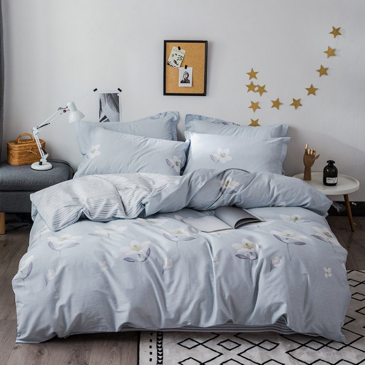 花雨伞 全棉印花四件套-俏丽花姿