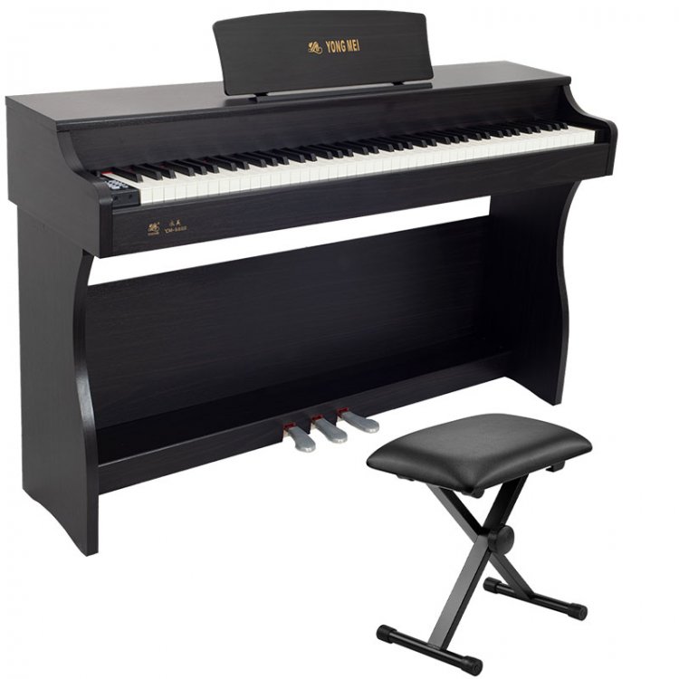 永美 电钢琴88键重锤智能数码 YM-9000