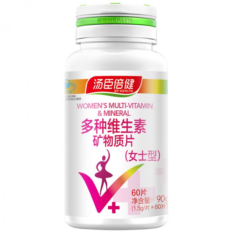 汤臣倍健 多维女士多种维生素矿物质片 1.5g*60片