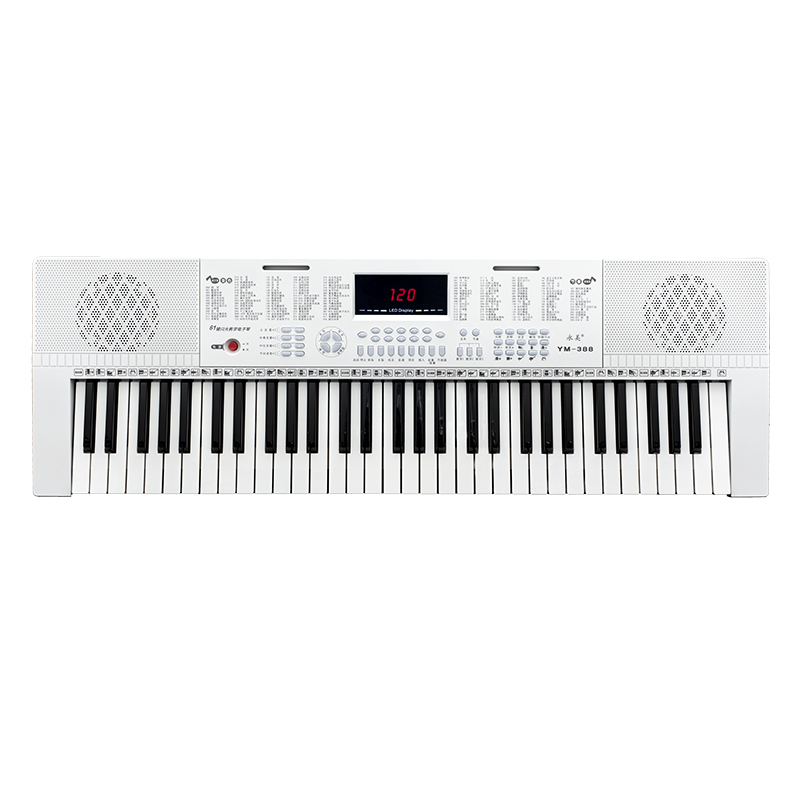永美电子琴成人儿童幼师专用 61钢琴键 YM-388