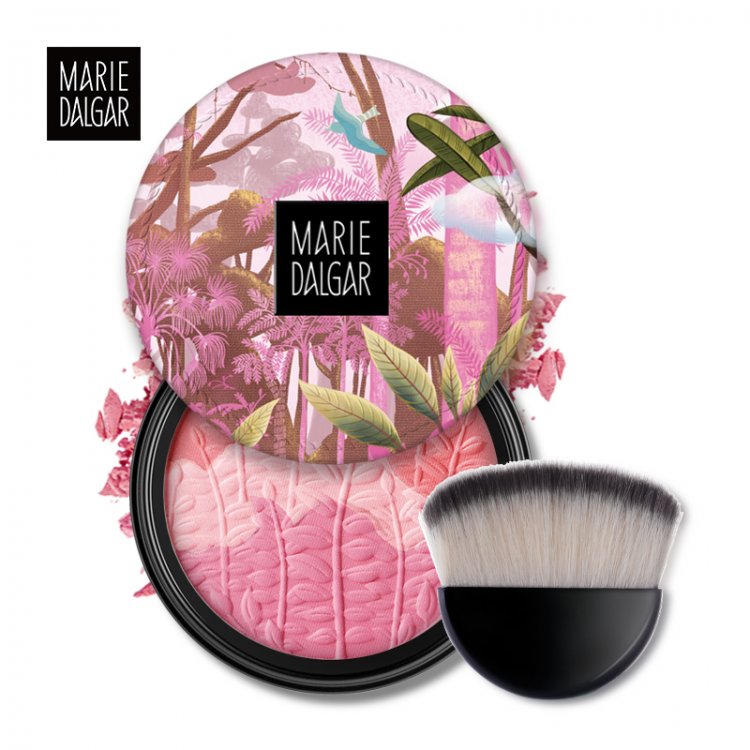 玛丽黛佳 元气风动三色腮红 云雾粉6g