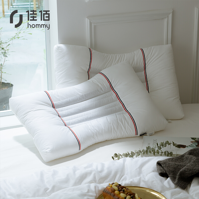 佳佰 家系列 纤维枕芯 助眠舒睡枕 48*74 一只装