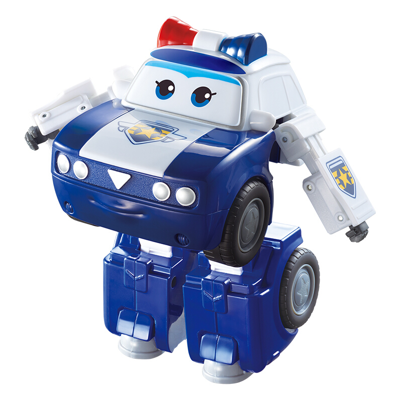 奥迪双钻 超级飞侠变形机器人-贝警员730233