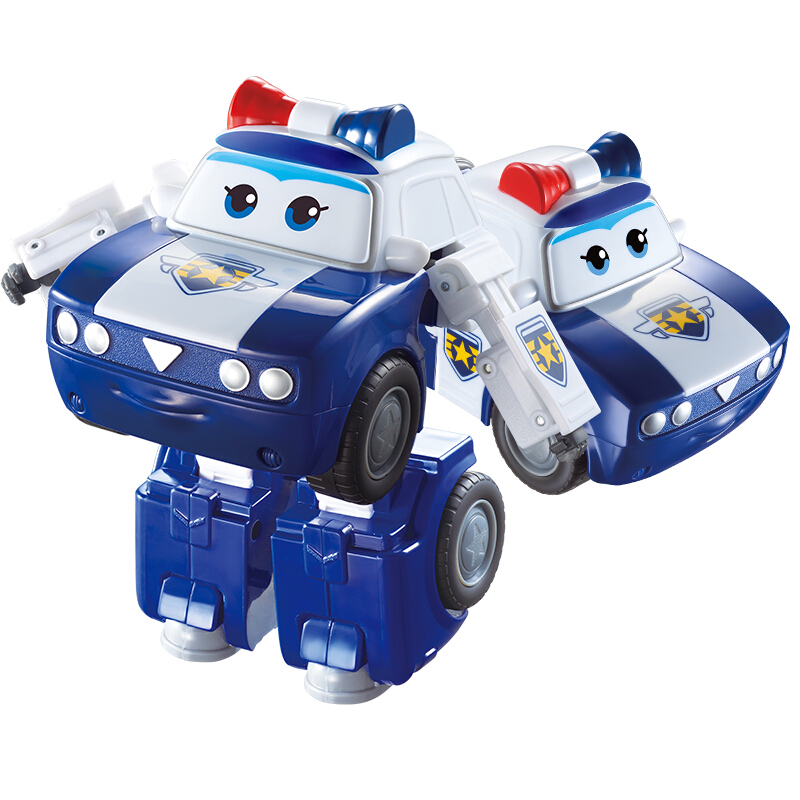 奥迪双钻 超级飞侠变形机器人-贝警员730233