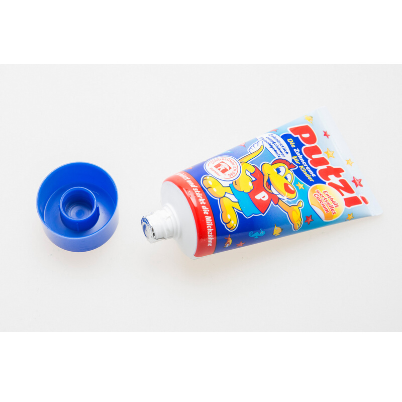 宝儿滋putzi 儿童可吞食加钙牙膏 50ml