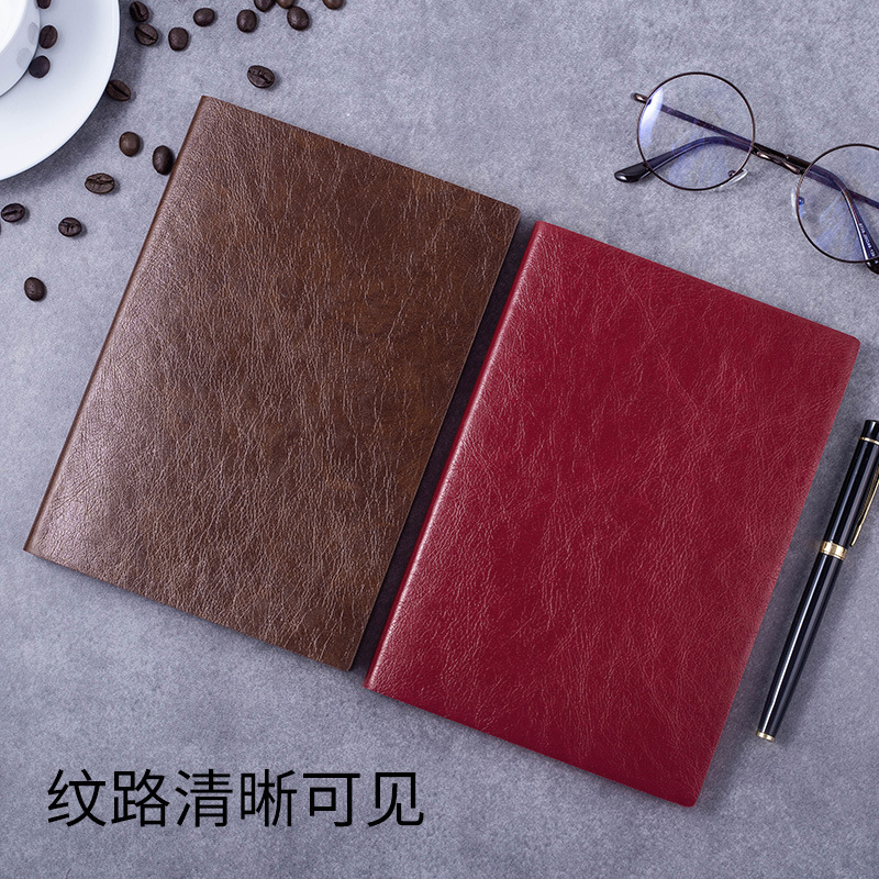 A5鳄纹软皮记事本*3