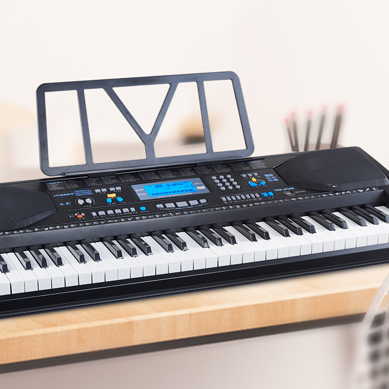 永美 智能APP发光键 61键教学电子琴 YM-9100
